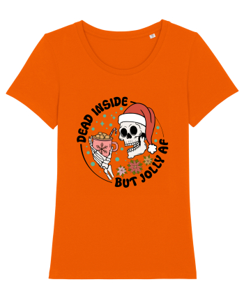 DEAD INSIDE BUT JOLLY AF Bright Orange