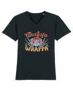 Gangsta Wrappa Tricou mânecă scurtă guler V Bărbat Presenter