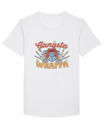 Gangsta Wrappa Tricou mânecă scurtă guler larg Bărbat Skater