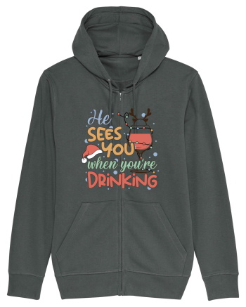 HE SEES YOU WHEN YOU’RE DRINKING Anthracite