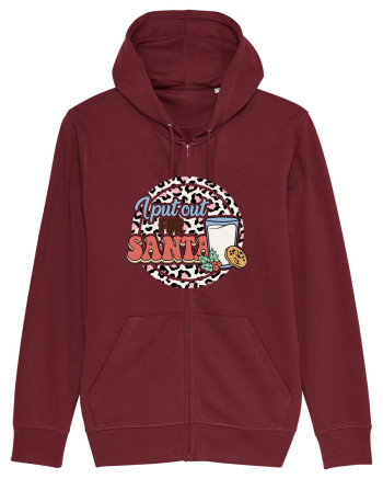 I PUT OUT FOR SANTA Burgundy