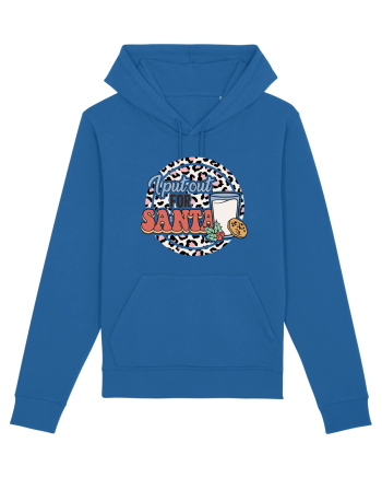I PUT OUT FOR SANTA Royal Blue