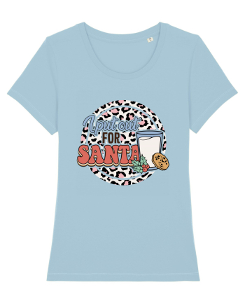 I PUT OUT FOR SANTA Sky Blue