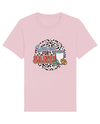 I PUT OUT FOR SANTA Cotton Pink