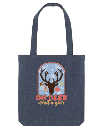 Oh Deer What A Year Midnight Blue