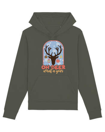 Oh Deer What A Year Khaki