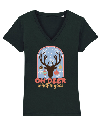 Oh Deer What A Year Black