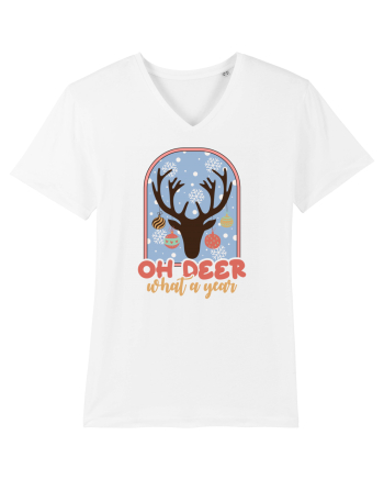 Oh Deer What A Year White