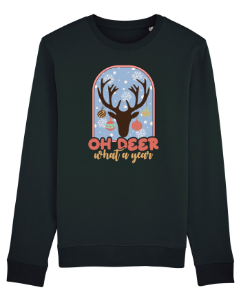 Oh Deer What A Year Black
