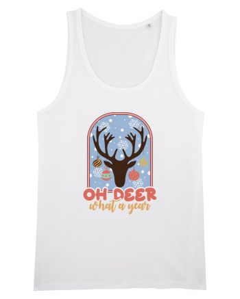 Oh Deer What A Year White