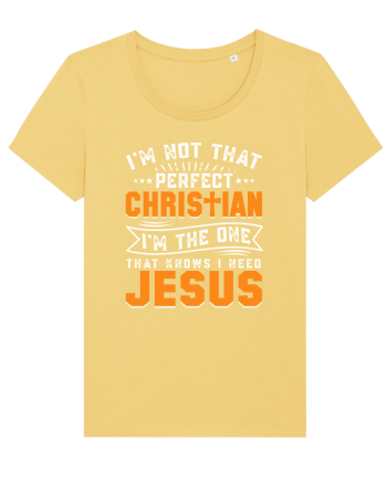 I'm not that perfect christian i'm the dna that knows i need Jesus Jojoba
