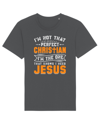 I'm not that perfect christian i'm the dna that knows i need Jesus Anthracite