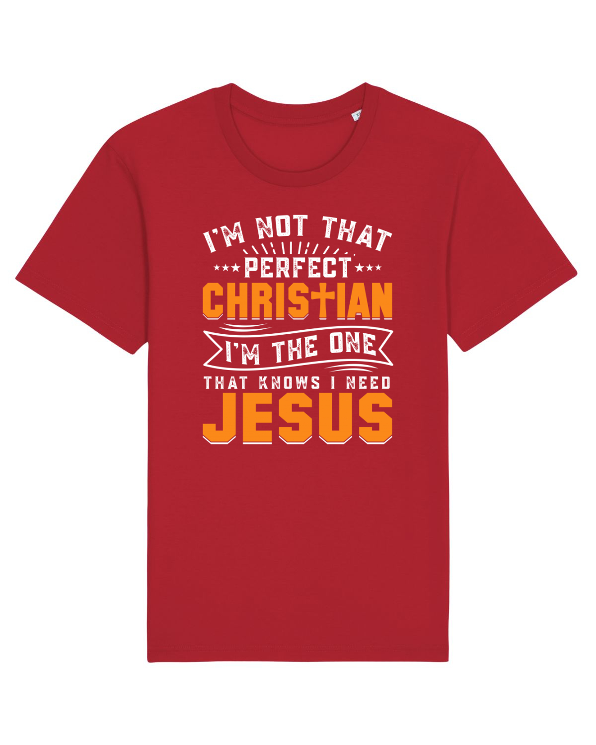 Tricou mânecă scurtă Unisex Rocker Red