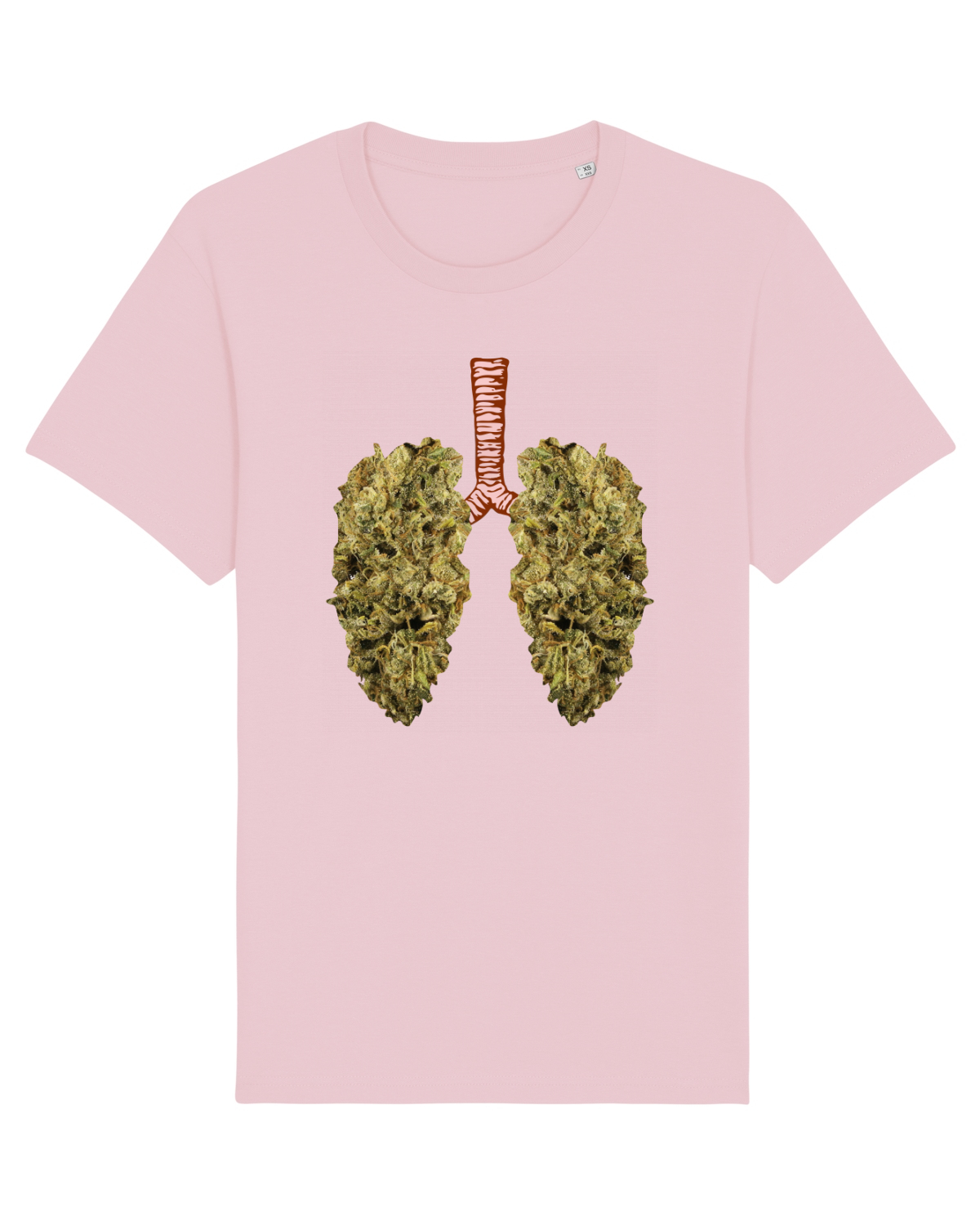 Tricou mânecă scurtă Unisex Rocker Cotton Pink