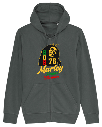 Bob Marley positive vibration Anthracite
