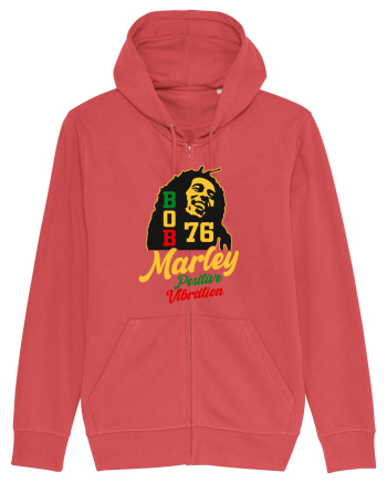 Bob Marley positive vibration Carmine Red