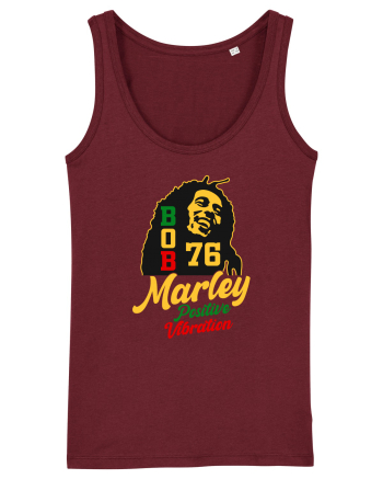 Bob Marley positive vibration Burgundy