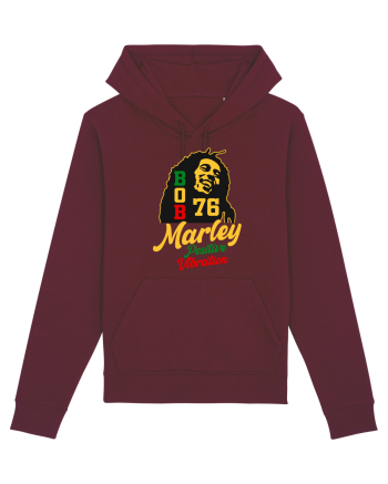 Bob Marley positive vibration Burgundy