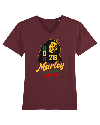 Bob Marley positive vibration Burgundy