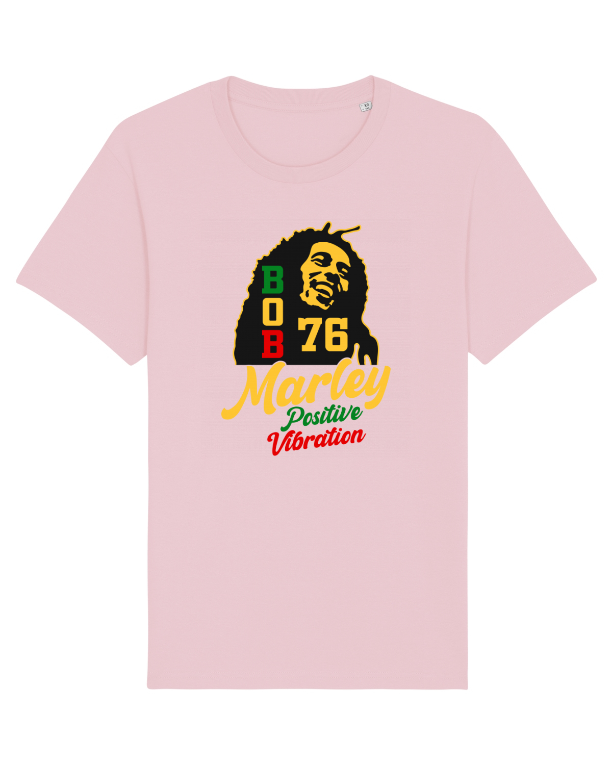Tricou mânecă scurtă Unisex Rocker Cotton Pink