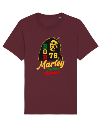 Bob Marley positive vibration Burgundy