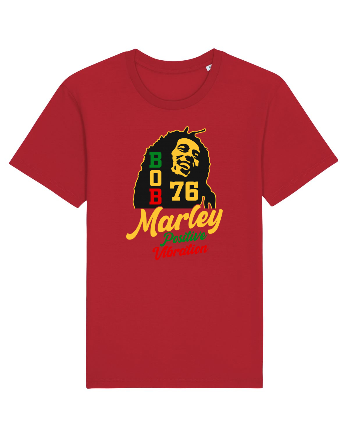 Tricou mânecă scurtă Unisex Rocker Red