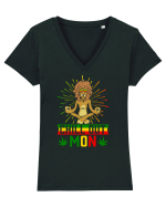 Chill Out Mon Tricou mânecă scurtă guler V Damă Evoker