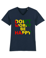 Don't worry be happy Tricou mânecă scurtă guler V Bărbat Presenter