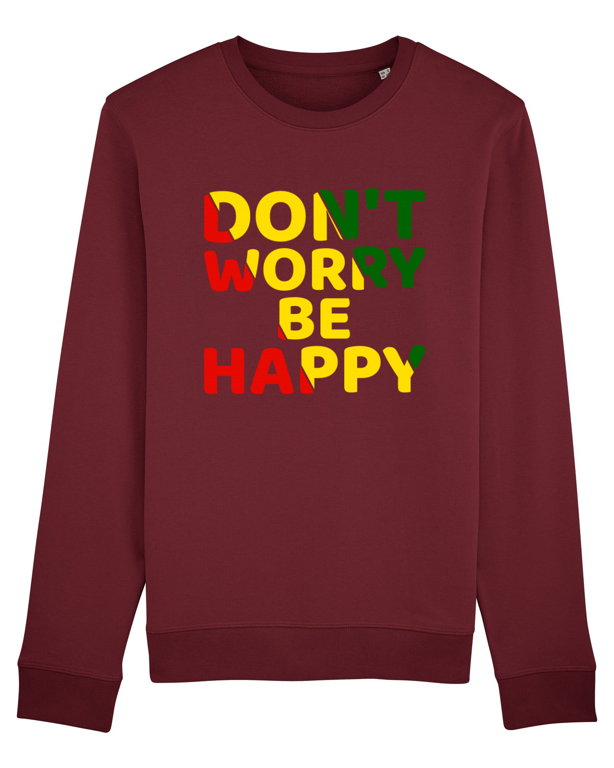 Bluză mânecă lungă Unisex Rise Burgundy