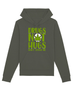 Drugs not hugs don't touch me Hanorac Unisex Drummer