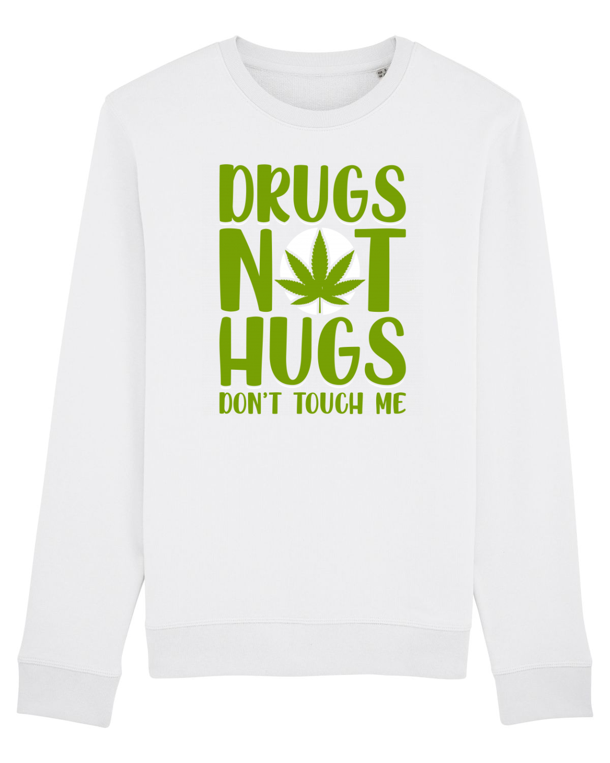 Bluză mânecă lungă Unisex Rise White