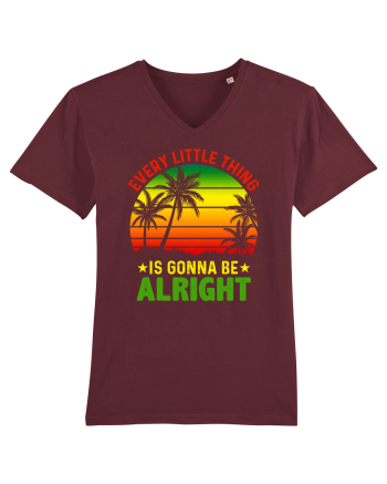Every little thing is gonna be alright Burgundy