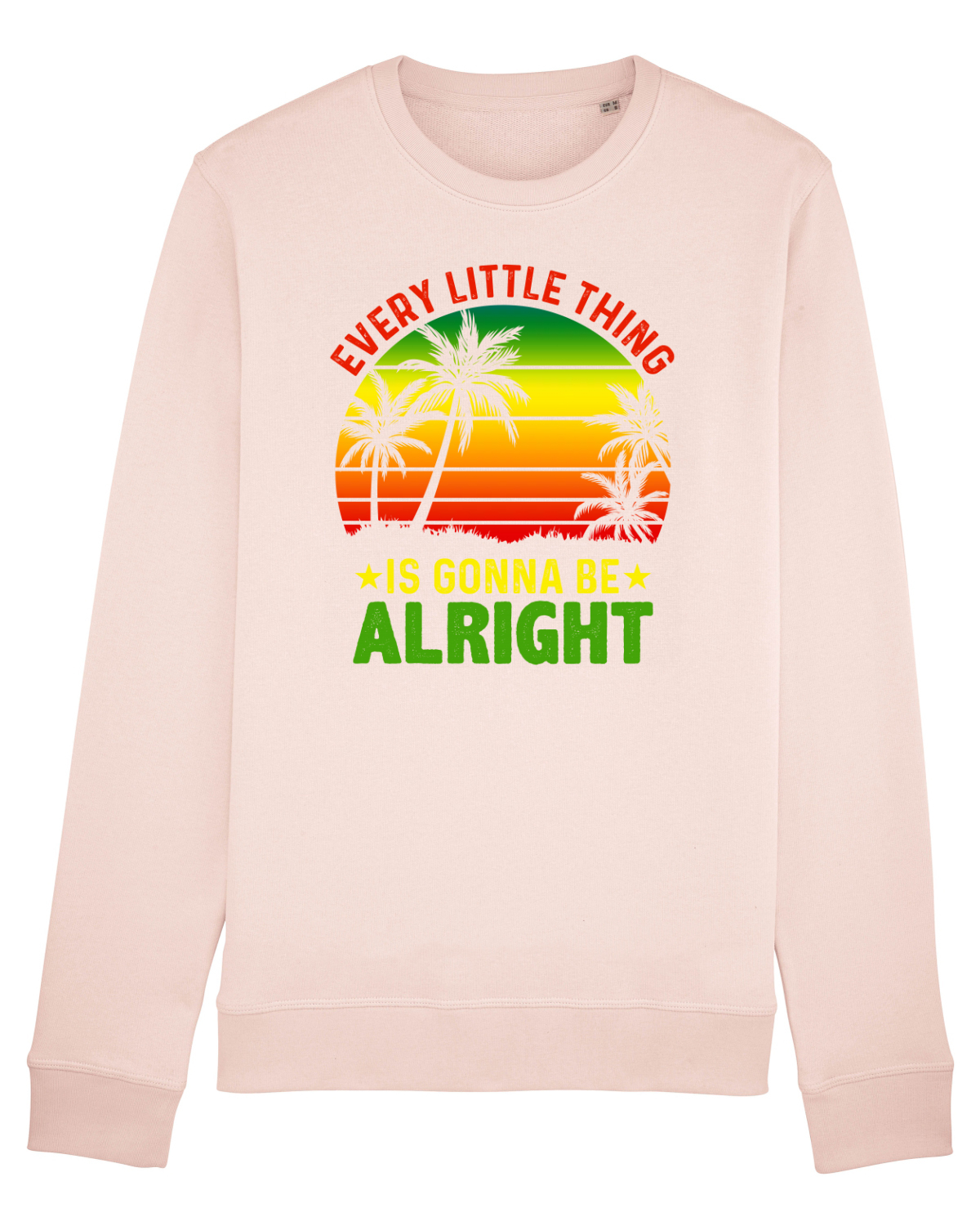 Bluză mânecă lungă Unisex Rise Candy Pink