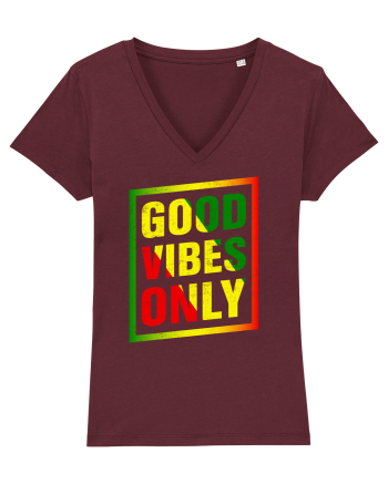 Good Vibes Only Burgundy