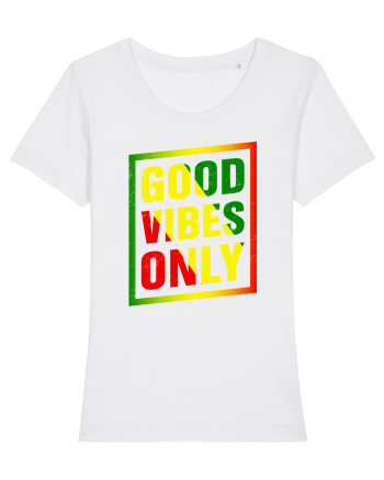 Good Vibes Only White