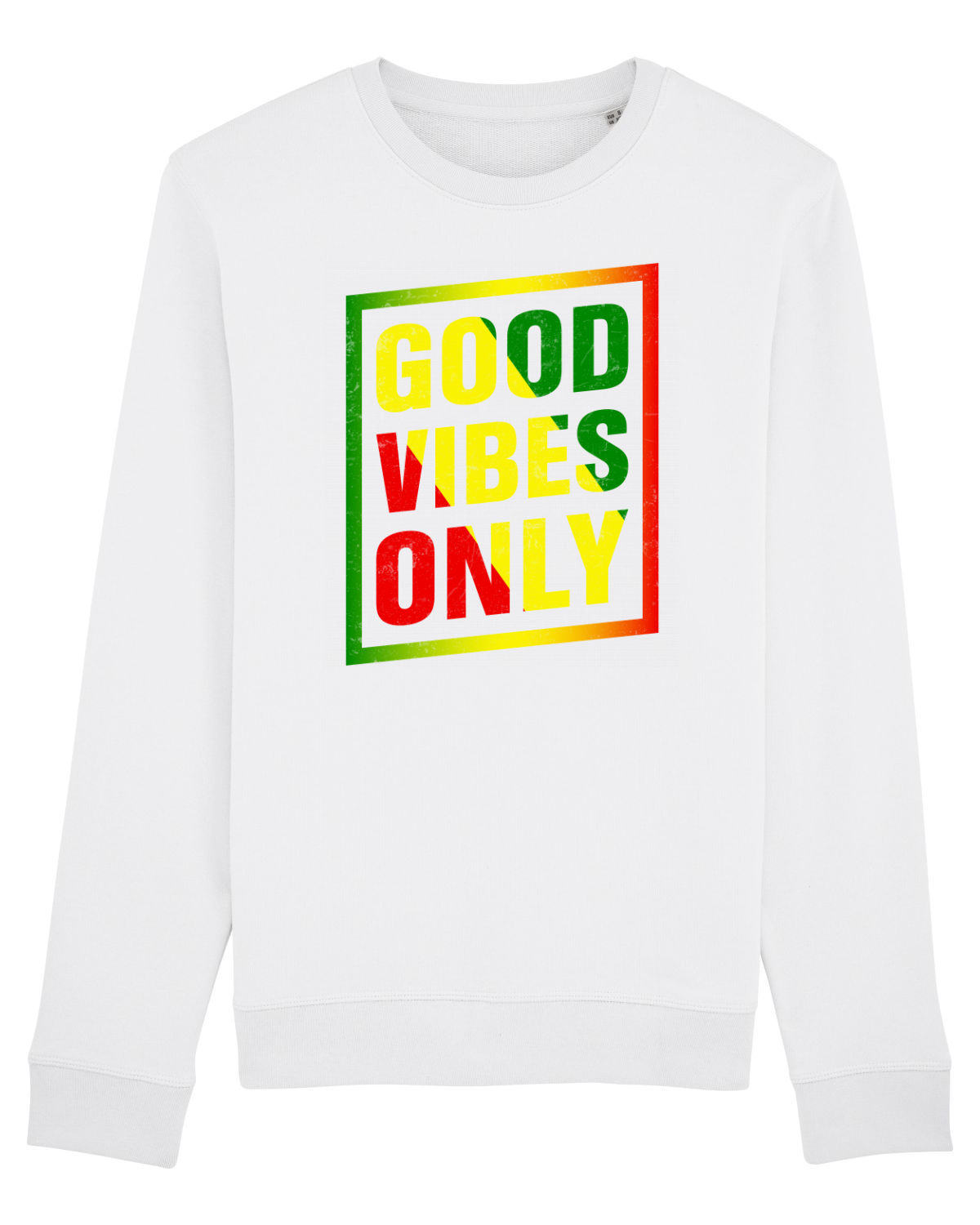 Bluză mânecă lungă Unisex Rise White