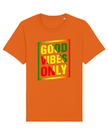 Good Vibes Only Bright Orange