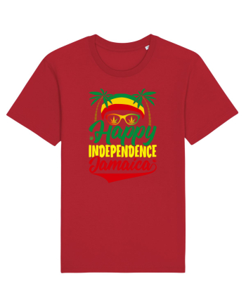 Happy Independence Jamaica Red