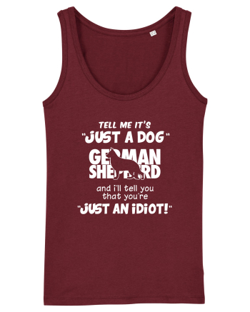 German Shephard Burgundy