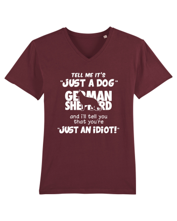 German Shephard Burgundy