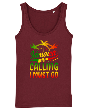 Jamaica is calling I must go Burgundy