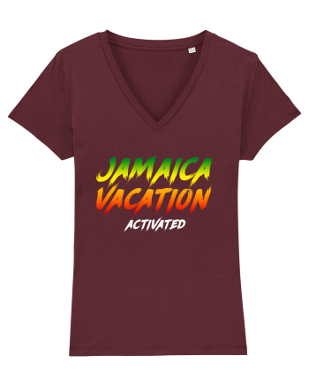 Jamaica vacation activated Burgundy