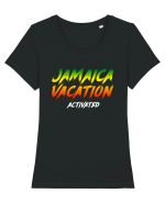 Jamaica vacation activated Tricou mânecă scurtă guler larg fitted Damă Expresser