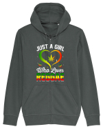 Just a girl who loves reggae Hanorac cu fermoar Unisex Connector