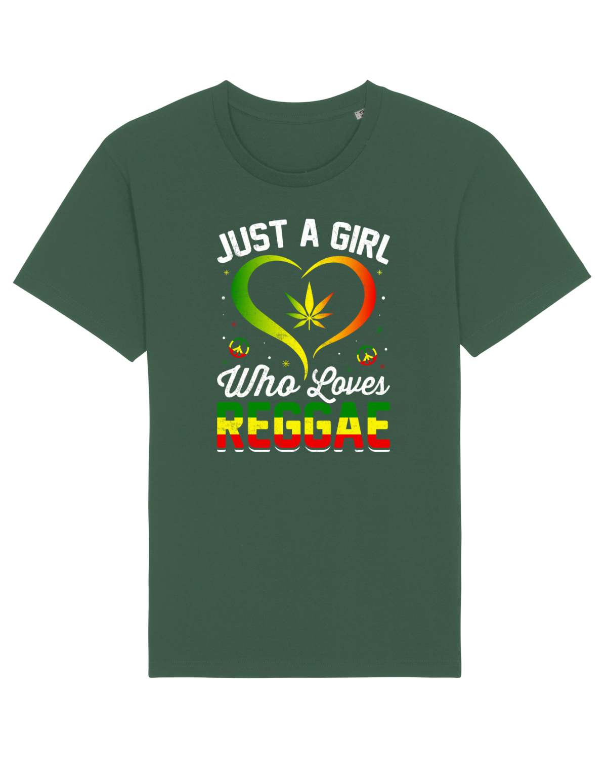 Tricou mânecă scurtă Unisex Rocker Bottle Green