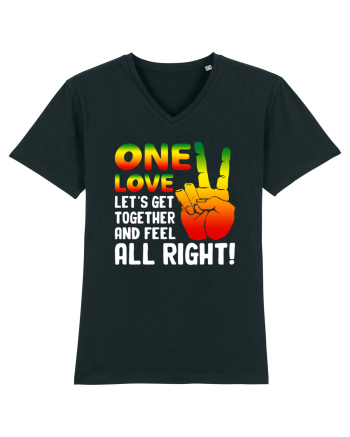 One love let's get together and feel all right! Black