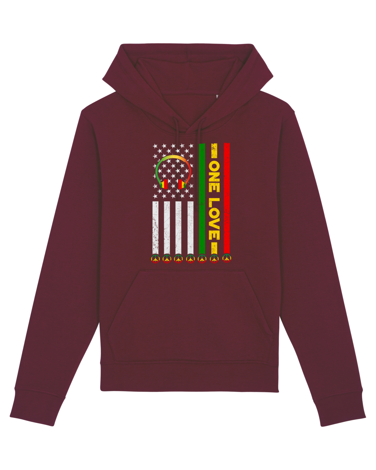 Hanorac Unisex Drummer Burgundy