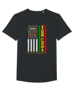 One Love Tricou mânecă scurtă guler larg Bărbat Skater