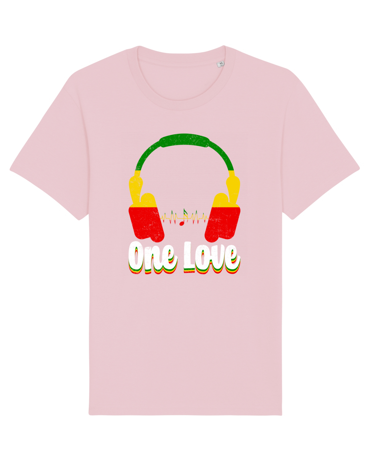 Tricou mânecă scurtă Unisex Rocker Cotton Pink
