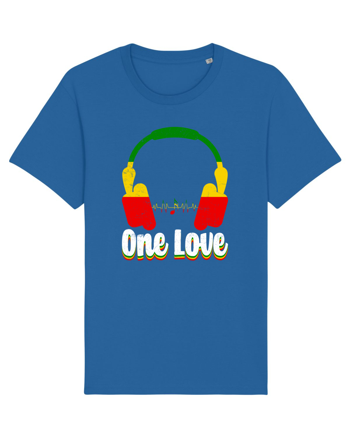 Tricou mânecă scurtă Unisex Rocker Royal Blue